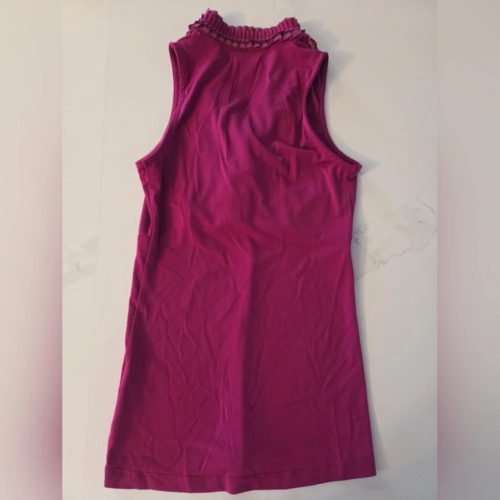 Le Chateau Fuchsia Ruffled Top - Picture 5 of 5